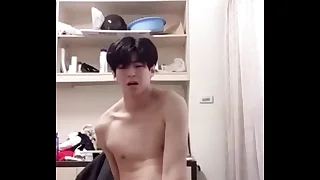 K-pop solo Korean Twink masturbate